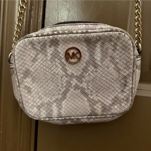 Michael Kors Snakeskin Pattern Crossbody Bag